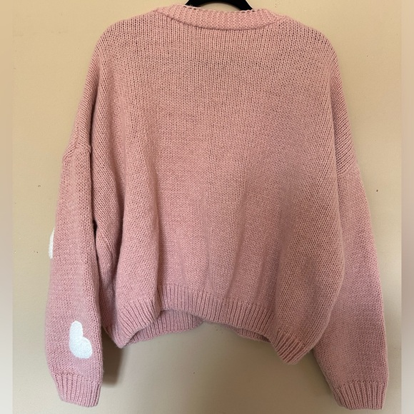 ARULA Pink Heart Cardigan - Picture 3 of 5